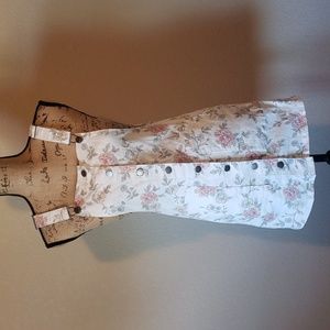 NWOT SO denim overall dress